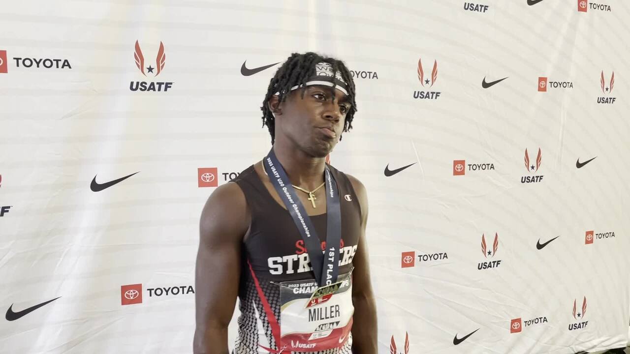  Videos - Christian Miller Champion Boys 200m - New Balance  Nationals Outdoor 2023