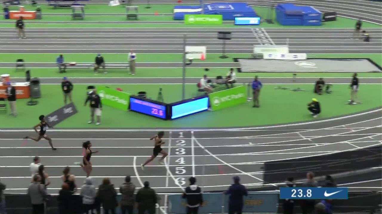 Videos Girls 200m Championship Final Section 1 Nike Indoor