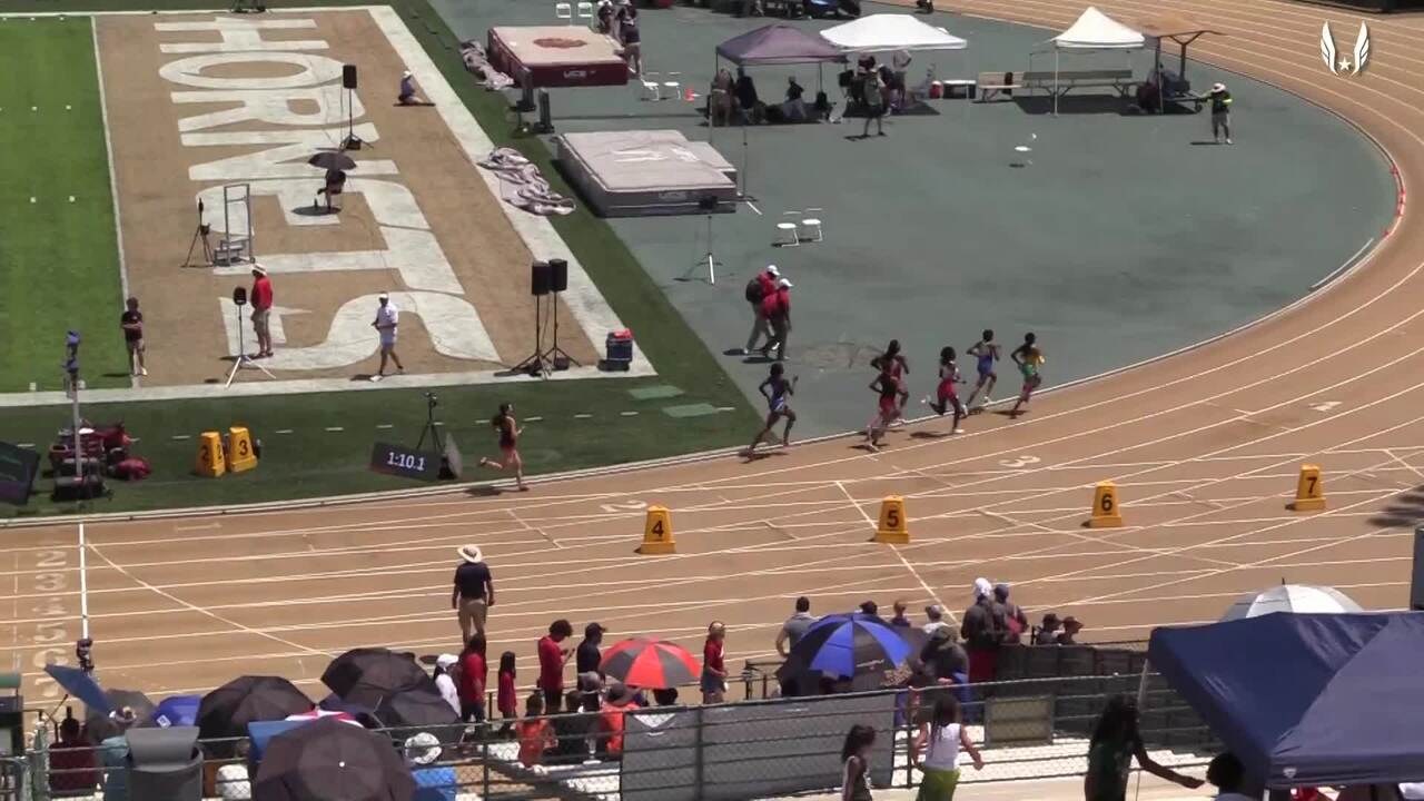 Videos Girls 1516 800m Prelim Heat 1 USATF National Junior Olympic