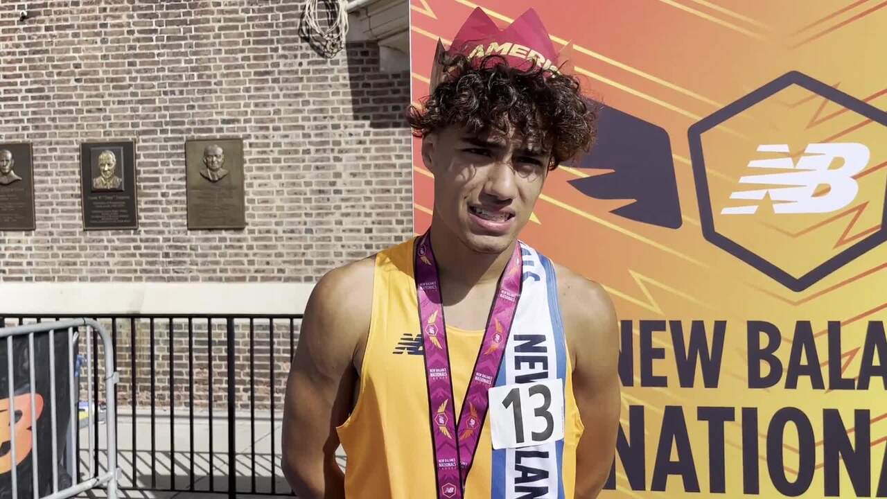 DyeStat.com - Videos - Devan Kipyego Champion Boys Mile, 6th Place Section  8 1600m Sprint Medley Relay - New Balance Nationals Outdoor 2023