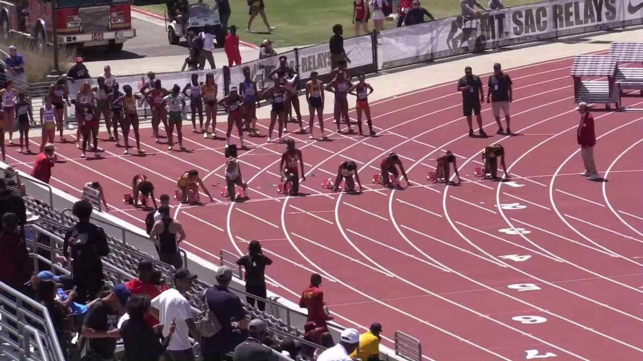 Videos Women's 100m College Open Prelim Heat 4 Mt. SAC Relays 2022