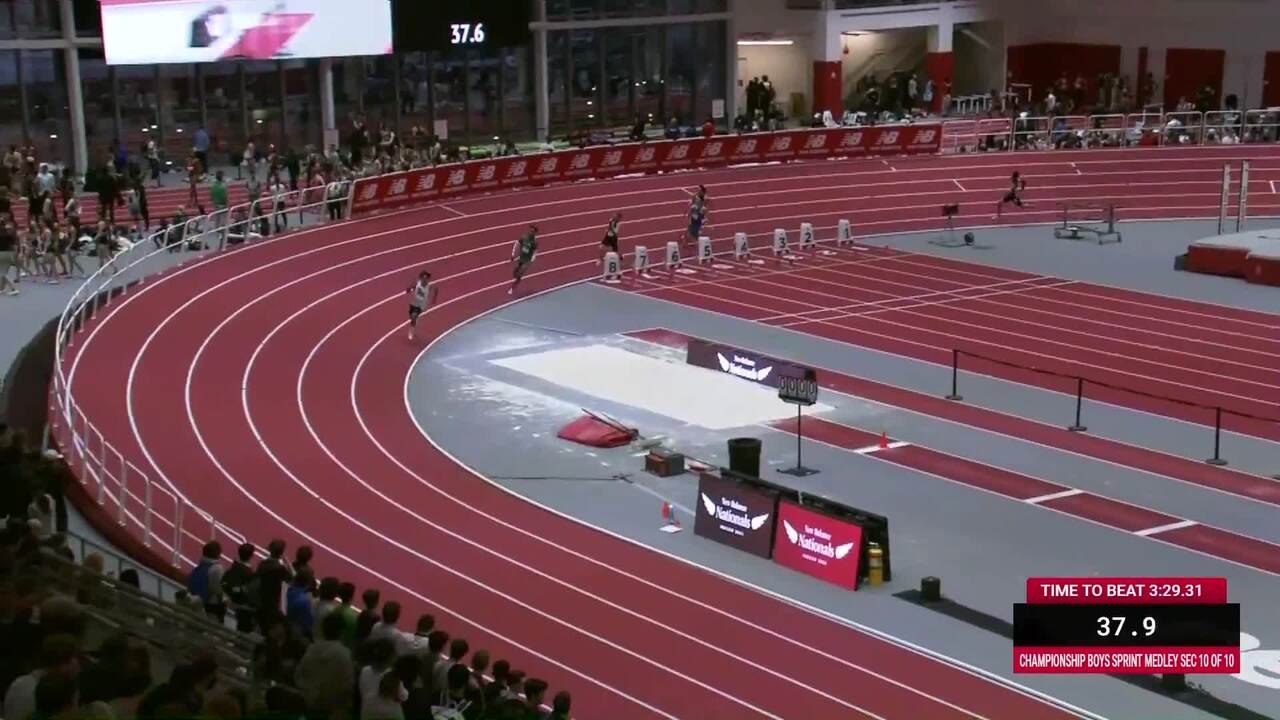 New Balance Nationals Indoor - Videos - Boys Sprint Medley Relay ...