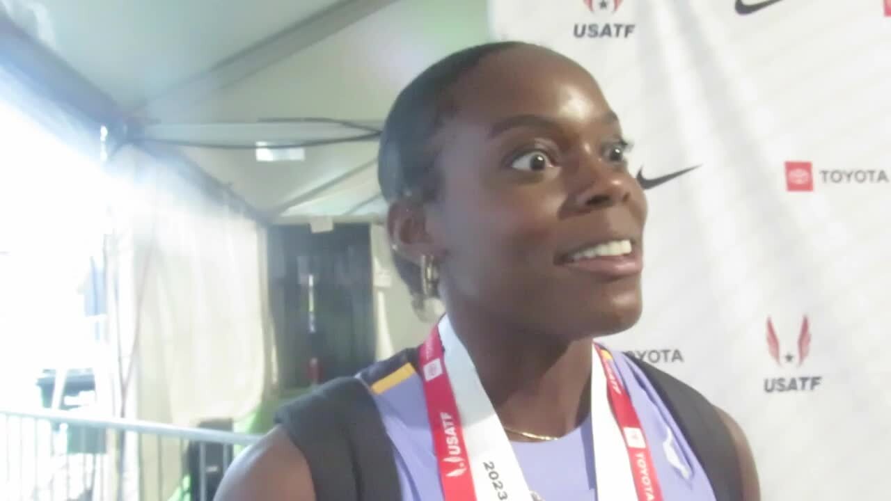 Videos Anna Gibson 6th Place Women's 1500m Heat 2