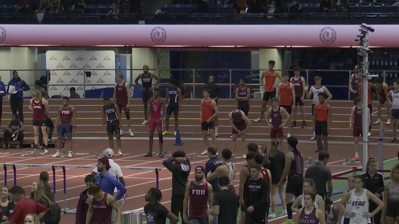 Videos Men's 60m Hurdles Final TCNJ Indoor Opener