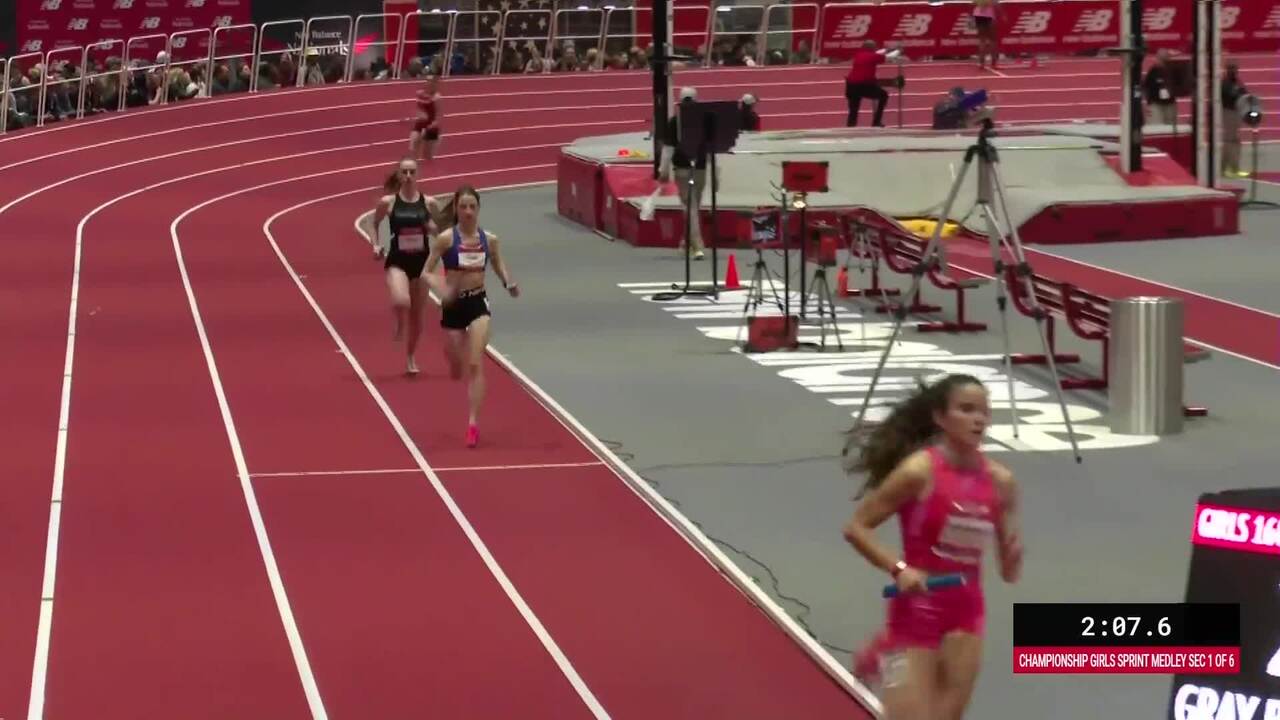 New Balance Nationals Indoor - Videos - Boys Sprint Medley Relay ...