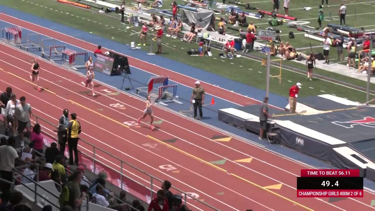 New Balance Nationals Outdoor - Videos - Girls 400m Championship ...