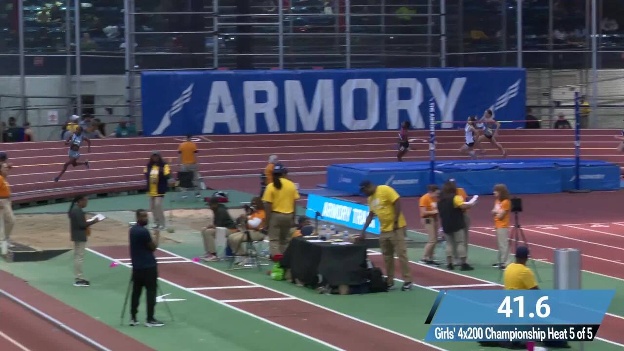 Nike Indoor Nationals - Videos - Girls 4x200 Championship 1st Round ...