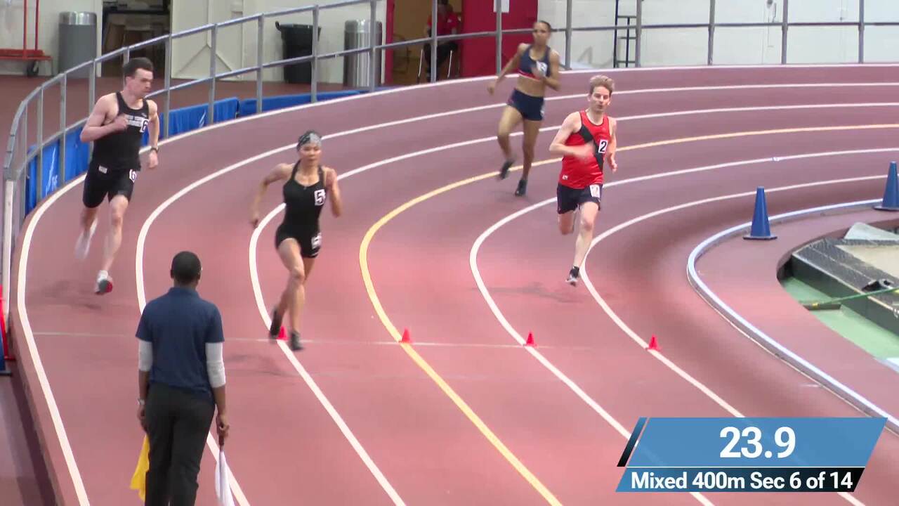 Videos Mixed 400m Final Heat 6 Front Runners