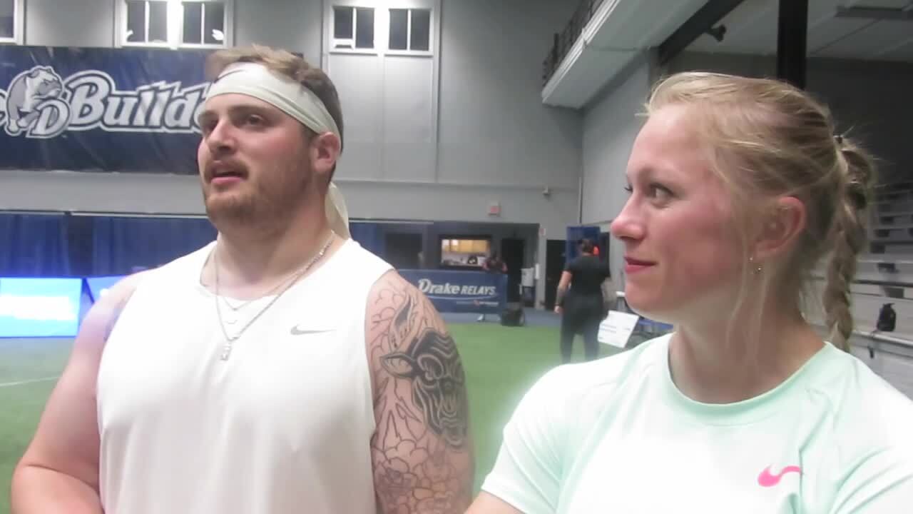 Videos Adrian Piperi 2nd Place Men's Shot Put and