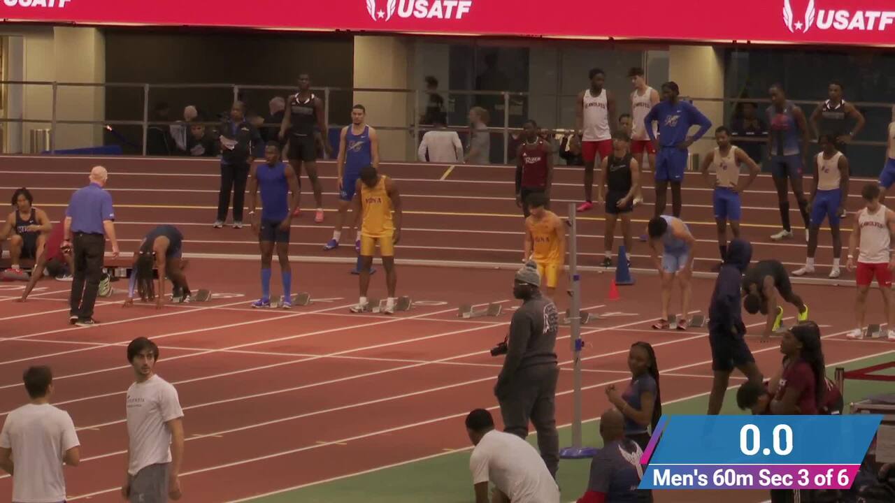 Videos Men's 60m Dash Section 5 Rutgers Holiday