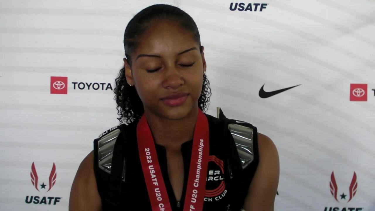 DyeStat.com - Videos - Sophia Day Champion Girls Triple Jump Championship -  Nike Outdoor Nationals 2023