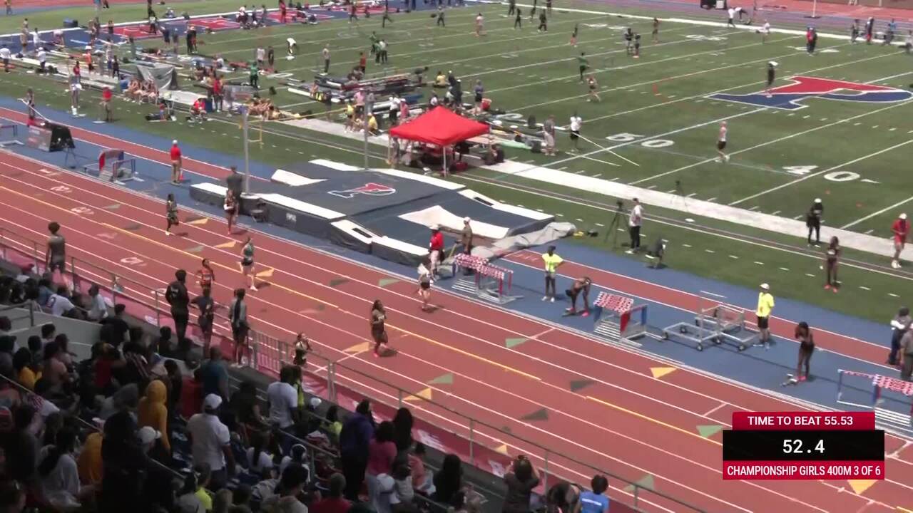 New Balance Nationals Outdoor - Videos - Girls 400m Championship ...