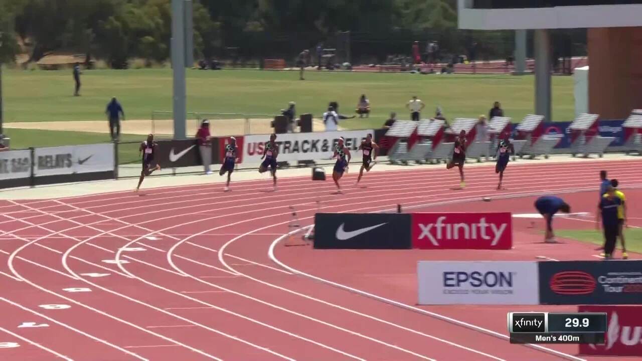 USATF.TV - Videos - Men's 400m - USATF Golden Games And Distance Open ...