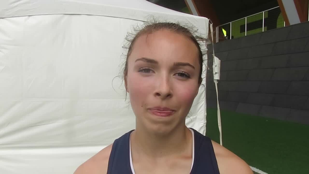 DyeStat.com - Videos - Ellie McCuskey-Hay 2nd Place Girls 15-16 Heptathlon  - USATF National Junior Olympic Track and Field Championships 2023