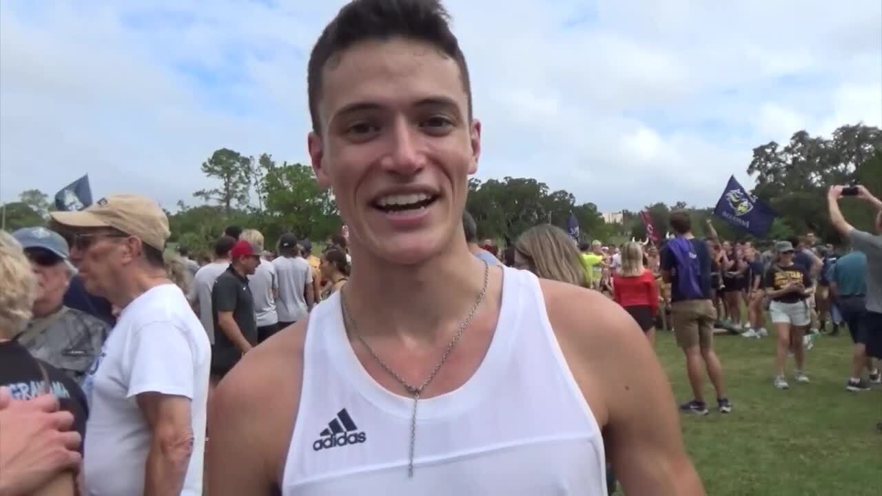 DyeStat.com - Videos - Isaac and Tanner 1st and 2nd Men's 10K Final - NCAA Cross Country Championships 2021