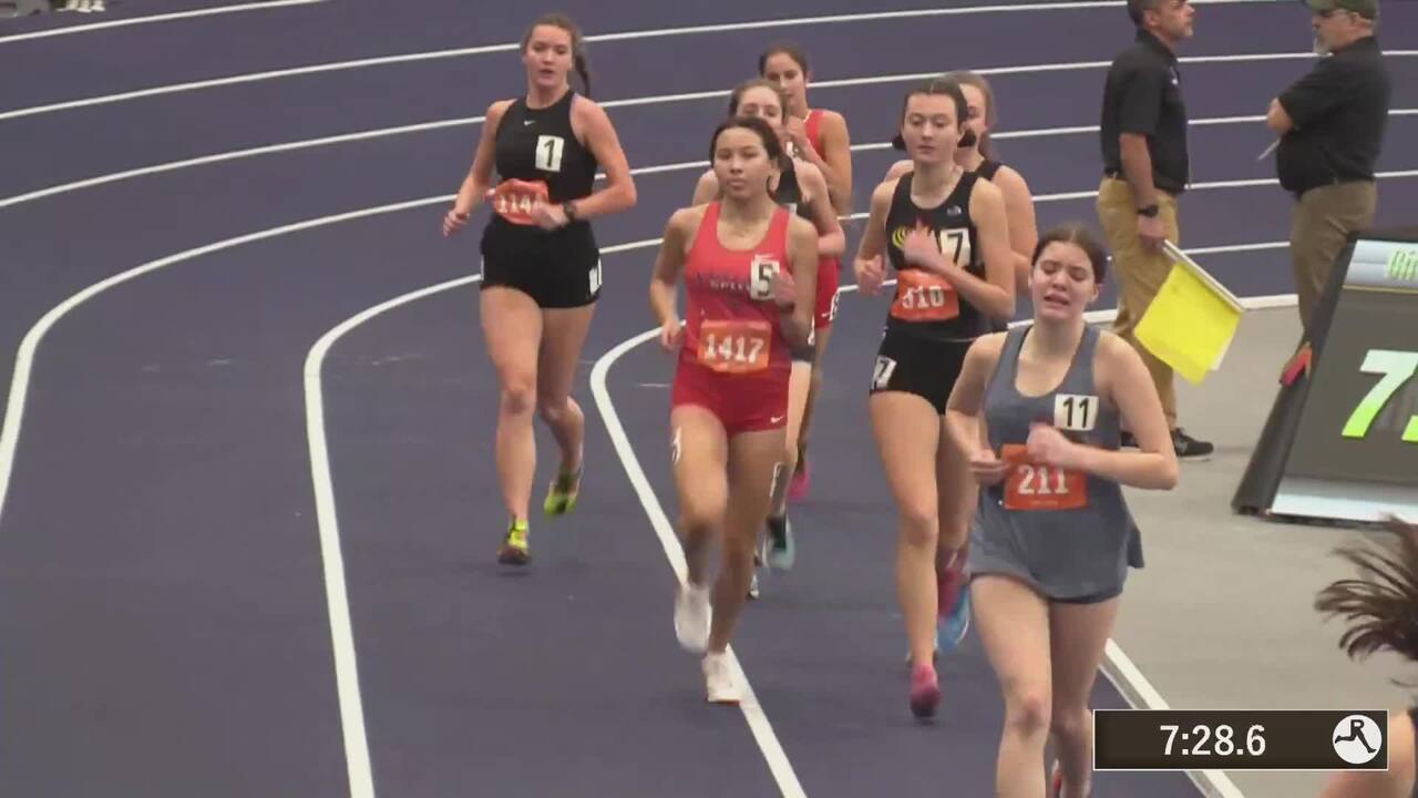 Spokane High School Invitational Videos Girls 3000m Section 1