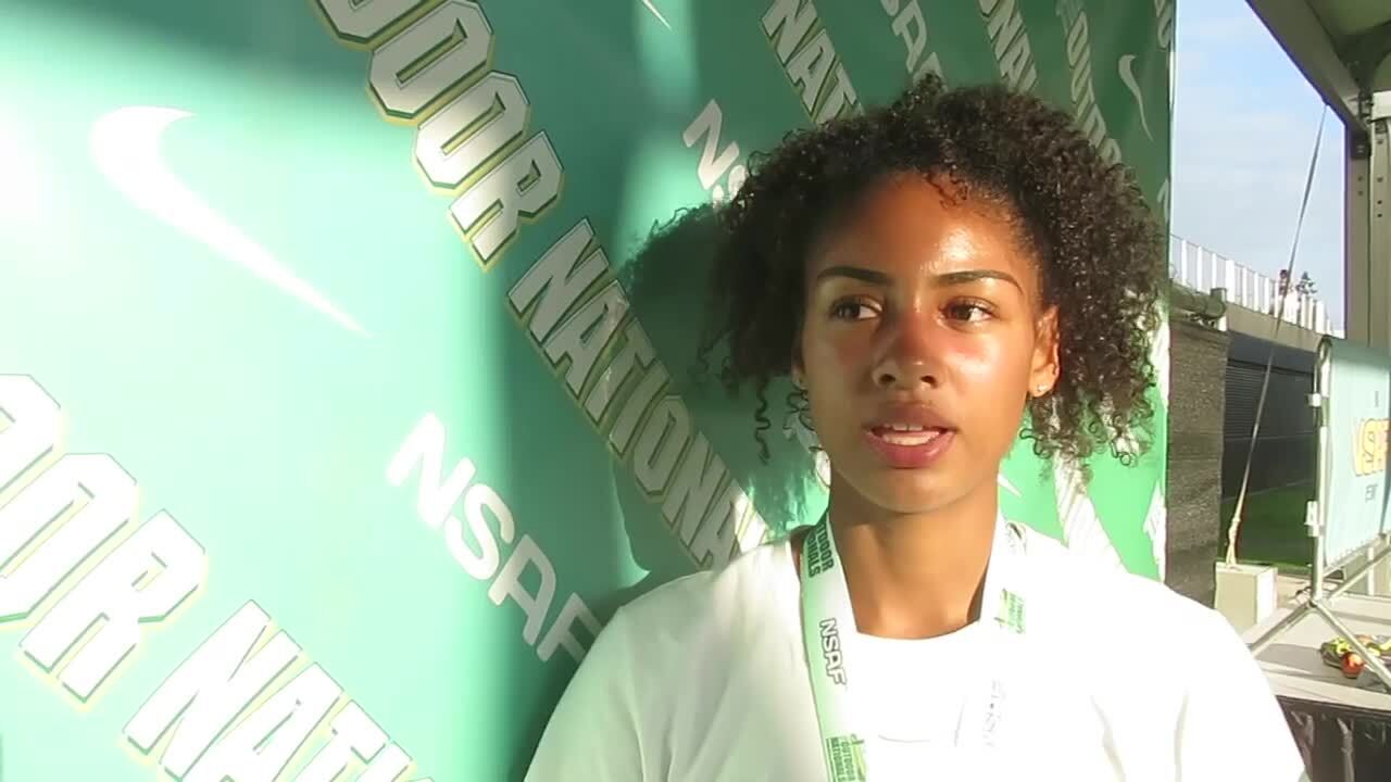 DyeStat.com - Videos - Sophia Day Champion Girls Triple Jump Championship -  Nike Outdoor Nationals 2023