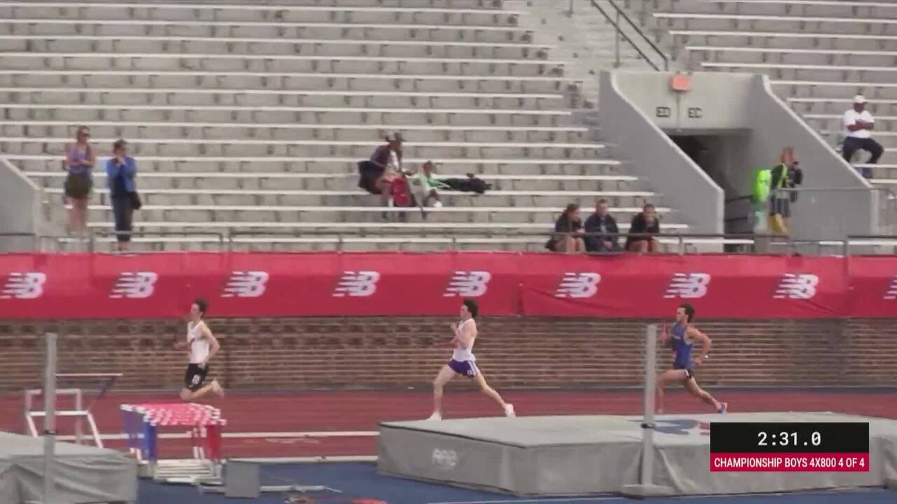 New Balance Nationals Outdoor Videos Boys 4x800m Relay Championship