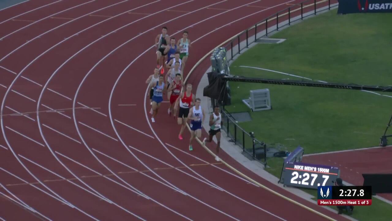 USATF.TV - Videos - Nike Men's 1500m Prelim Section 1 - Toyota USATF ...