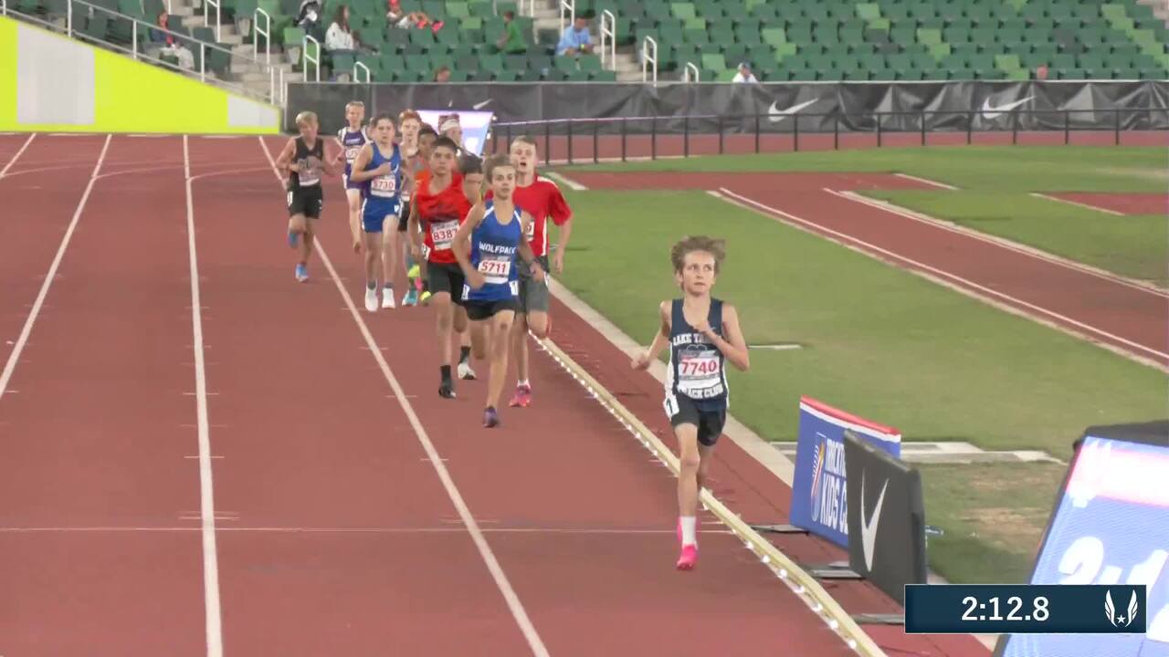 USATF.TV Videos Boys 1112 1500m Final Section 2 USATF National