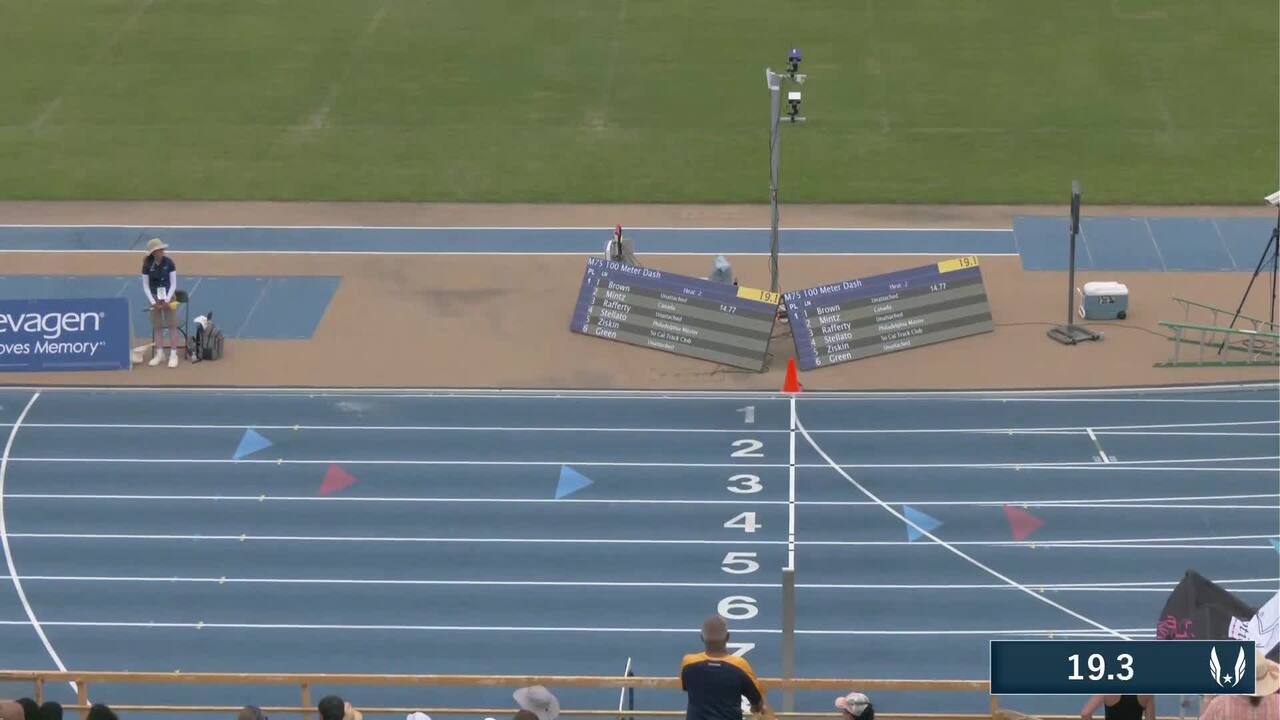 USATF.TV - Videos - Men's 75-79 100m Prelim Heat 2 - USATF Masters ...