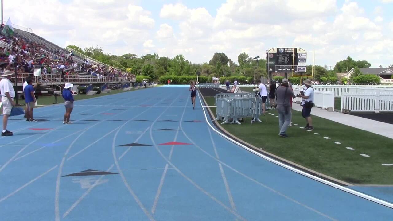 Illinois IHSA Outdoor State Championships Videos Finish of 2A Girls