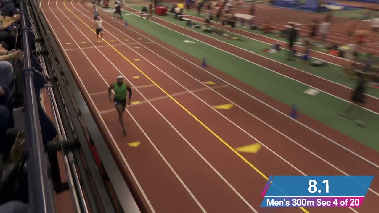 Videos Men 300 Meter Dash 4 TCNJ Indoor Opener 2023