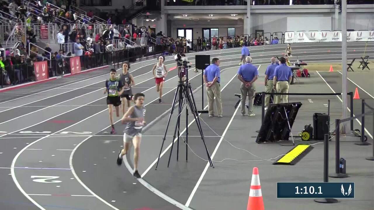 USATF.TV Videos Boys 1314 800m Section 2 USATF Youth Indoor