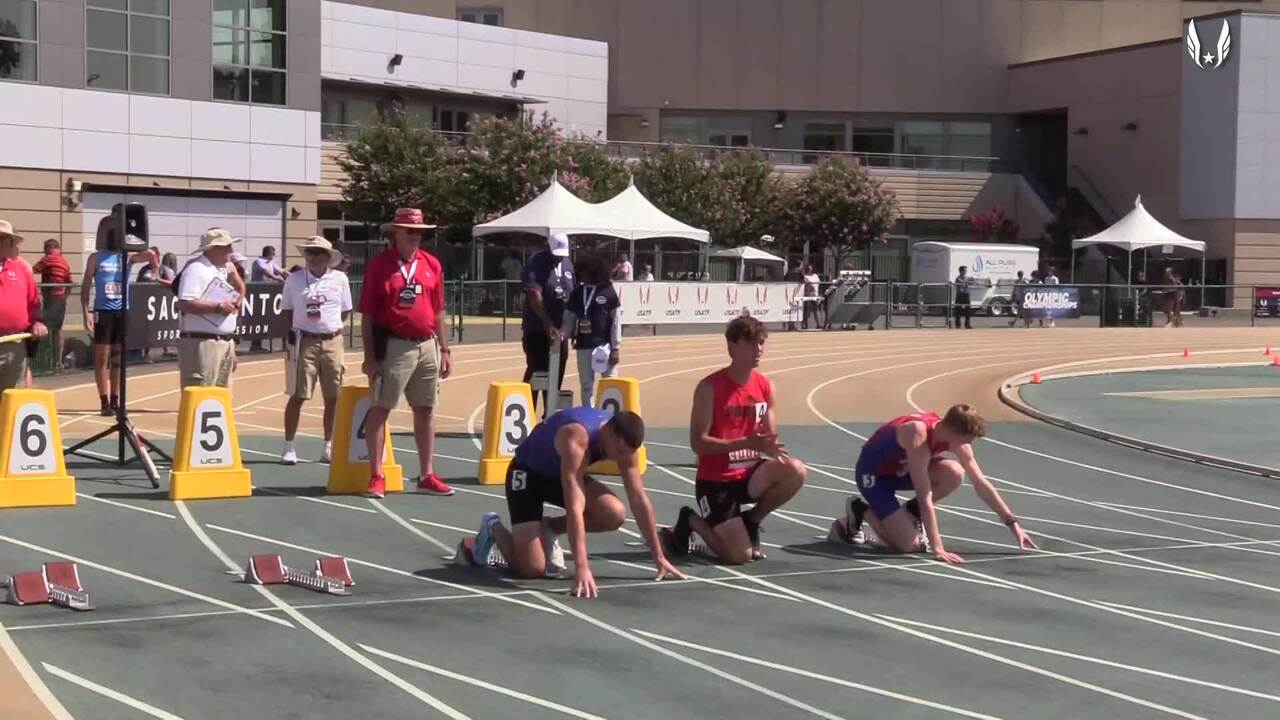 USATF.TV Videos Boys 1516 Decathlon 100m Section 1 USATF
