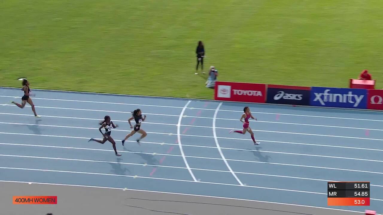 Usatftv Videos Womens 400m Hurdles Usatf Nyc Grand Prix 2022 