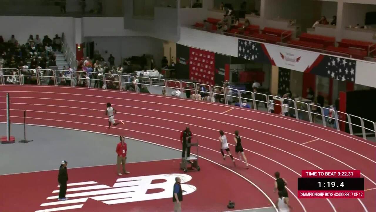 New Balance Nationals Indoor Videos Boys 4x400m Relay Championships