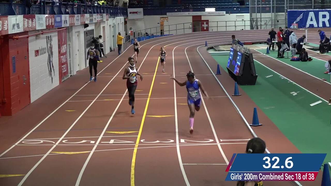 Armory Youth Championships Sponsored by NYRR - Videos - Girls 200m Dash  Combined Section 18 - Armory Youth Championships 2022