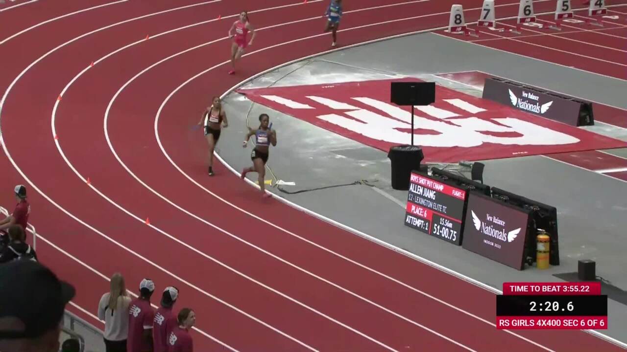 New Balance Nationals Indoor Videos Boys 4x400m Relay Championships