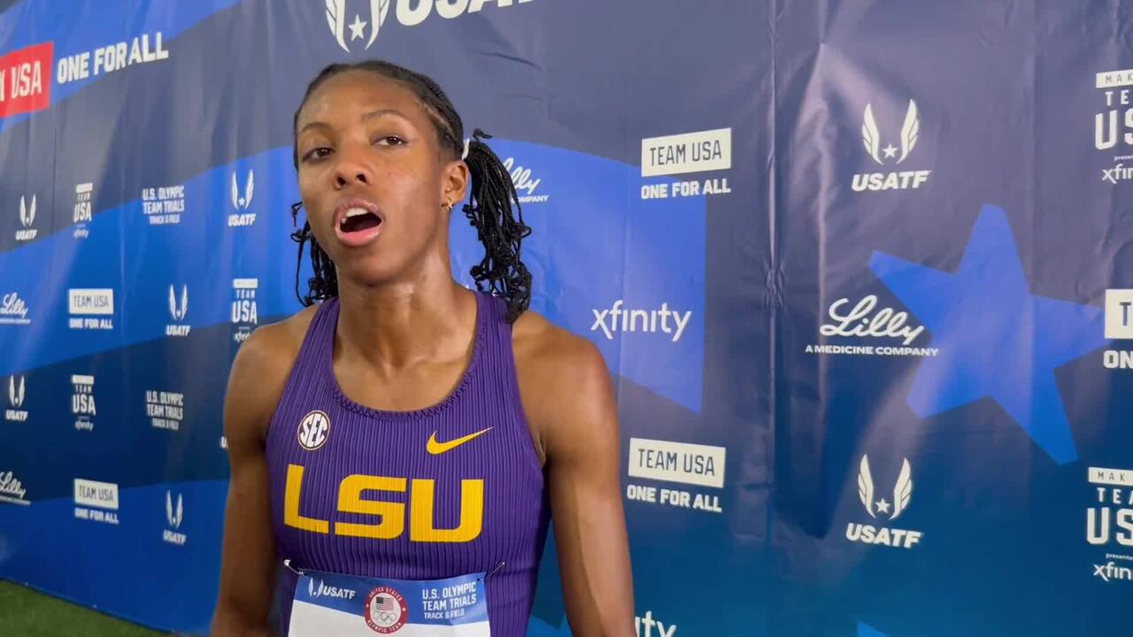 U.S. Olympic Team Trials Track & Field Videos Michaela Rose 1st Place Women's 800m Heat 3