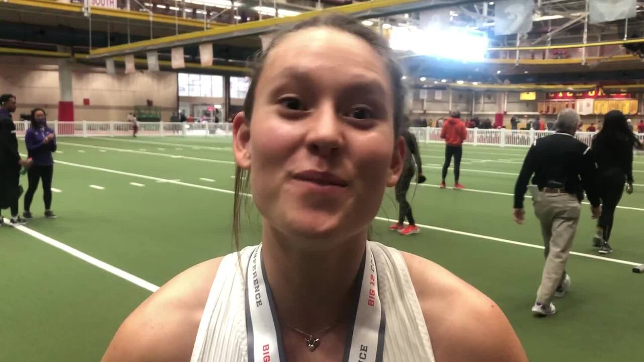 Oklahoma State University Track and Field and Cross Country - Stillwater,  Oklahoma - Videos - Maddie Meiner 2nd Place Womens Pentathlon - Big 12  Indoor Championships 2022