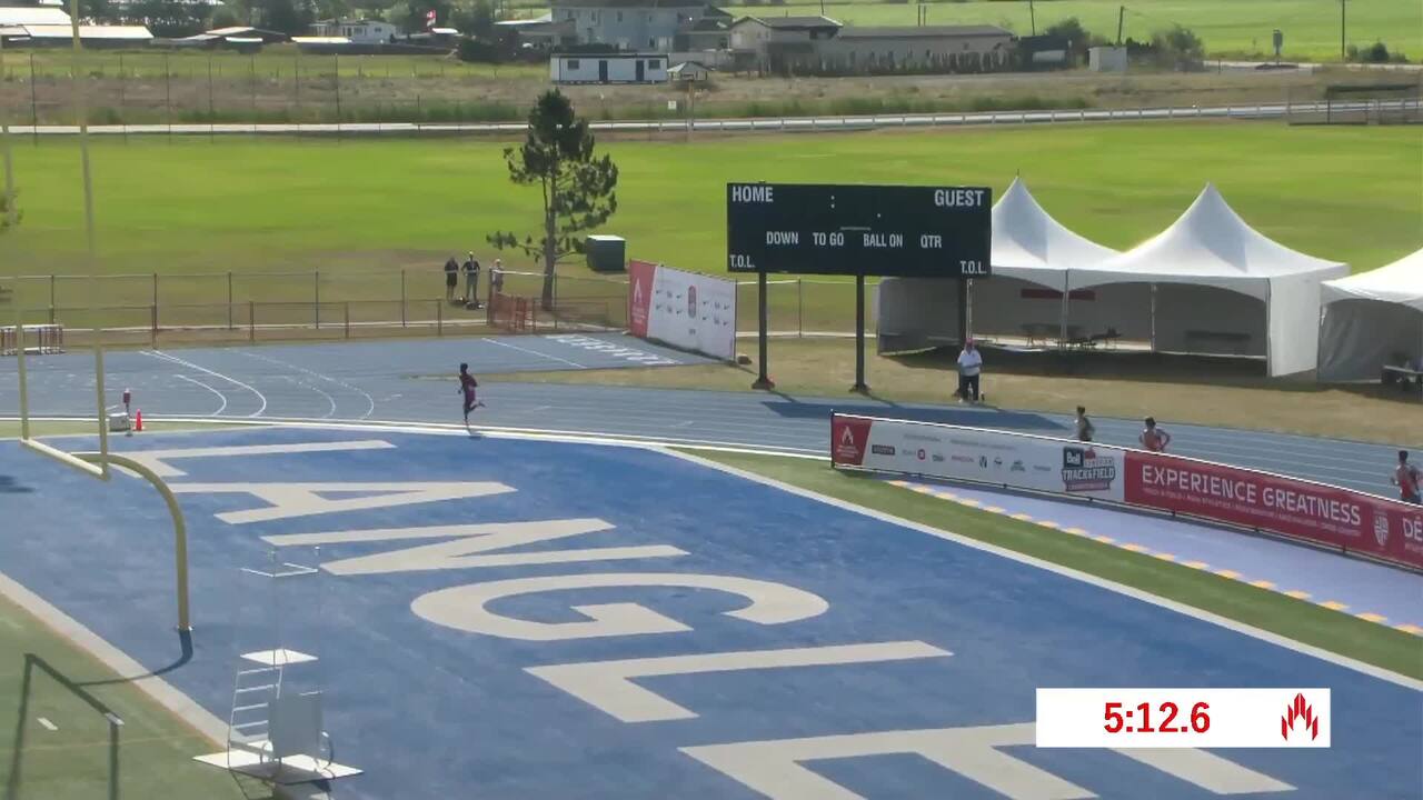 AthleticsCanada.TV - Videos - Men's U20 3000m Section 2 - Bell