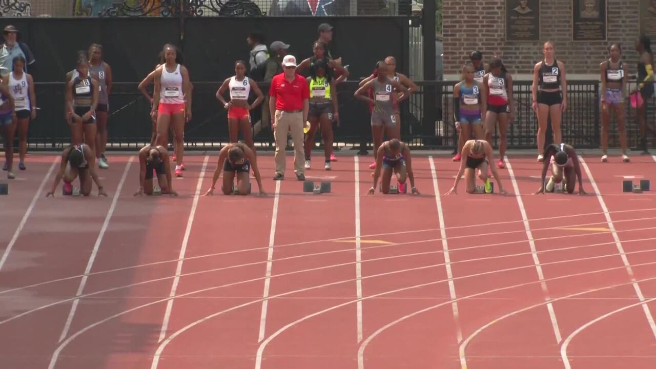 New Balance Nationals Outdoor Videos Girls 100m Championship Prelim