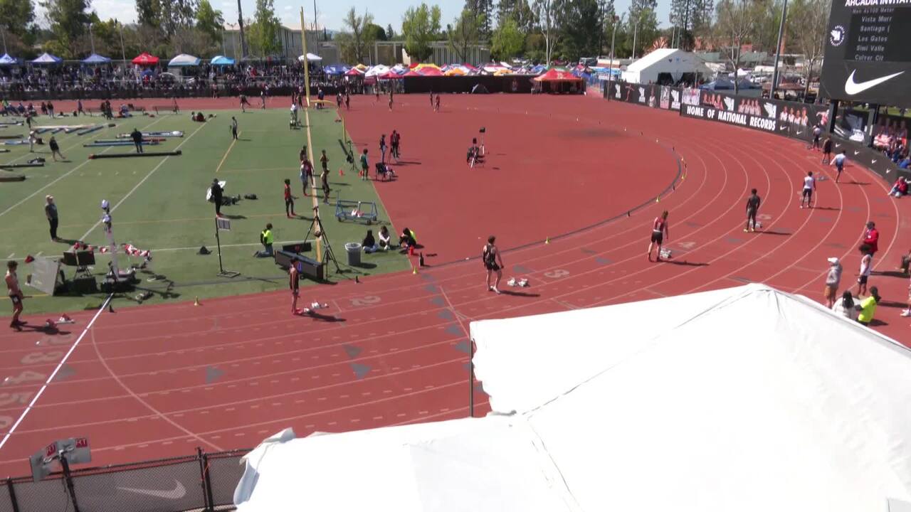 Arcadia Invitational Videos Boys 4X100m