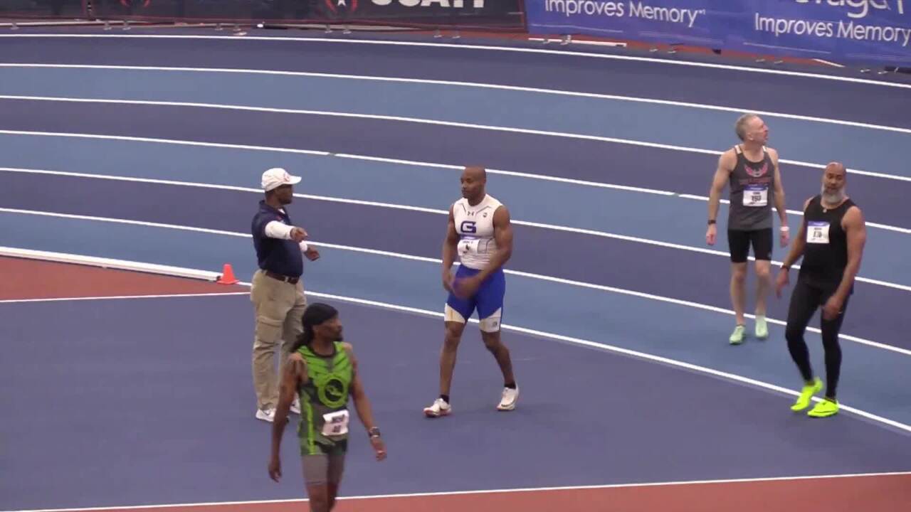 USATF.TV - Videos - Men's 50 60m Prelim Heat 4 - USATF Masters Indoor ...