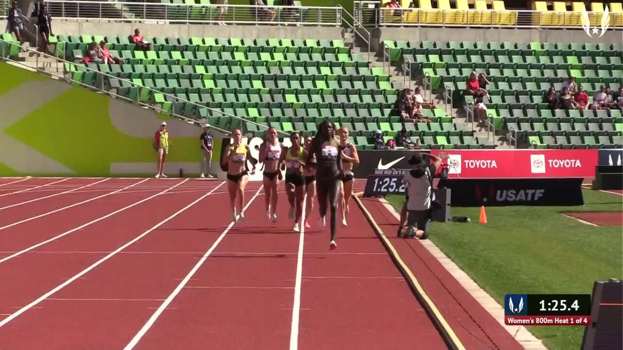 USATF.TV - Videos - Women's 800m Prelim Heat 2 - Toyota USATF Outdoor ...