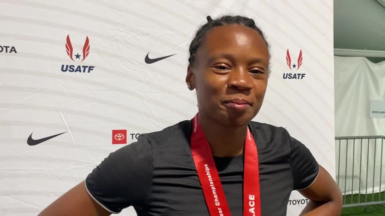 Videos Anna Gibson 6th Place Women's 1500m Heat 2