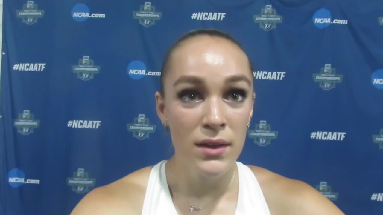 Videos Abby Steiner 1st Place 100m Semifinal Heat 2 and