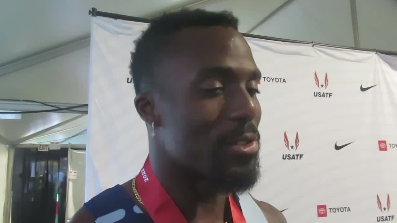 Videos Kenny Bednarek 2nd Place Men's 200m Toyota USATF Outdoor Championships 2023