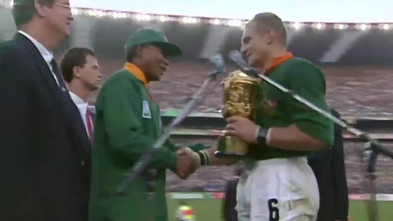 South Africa Win Rwc 1995 公式 ラグビーワールドカップ19日本大会