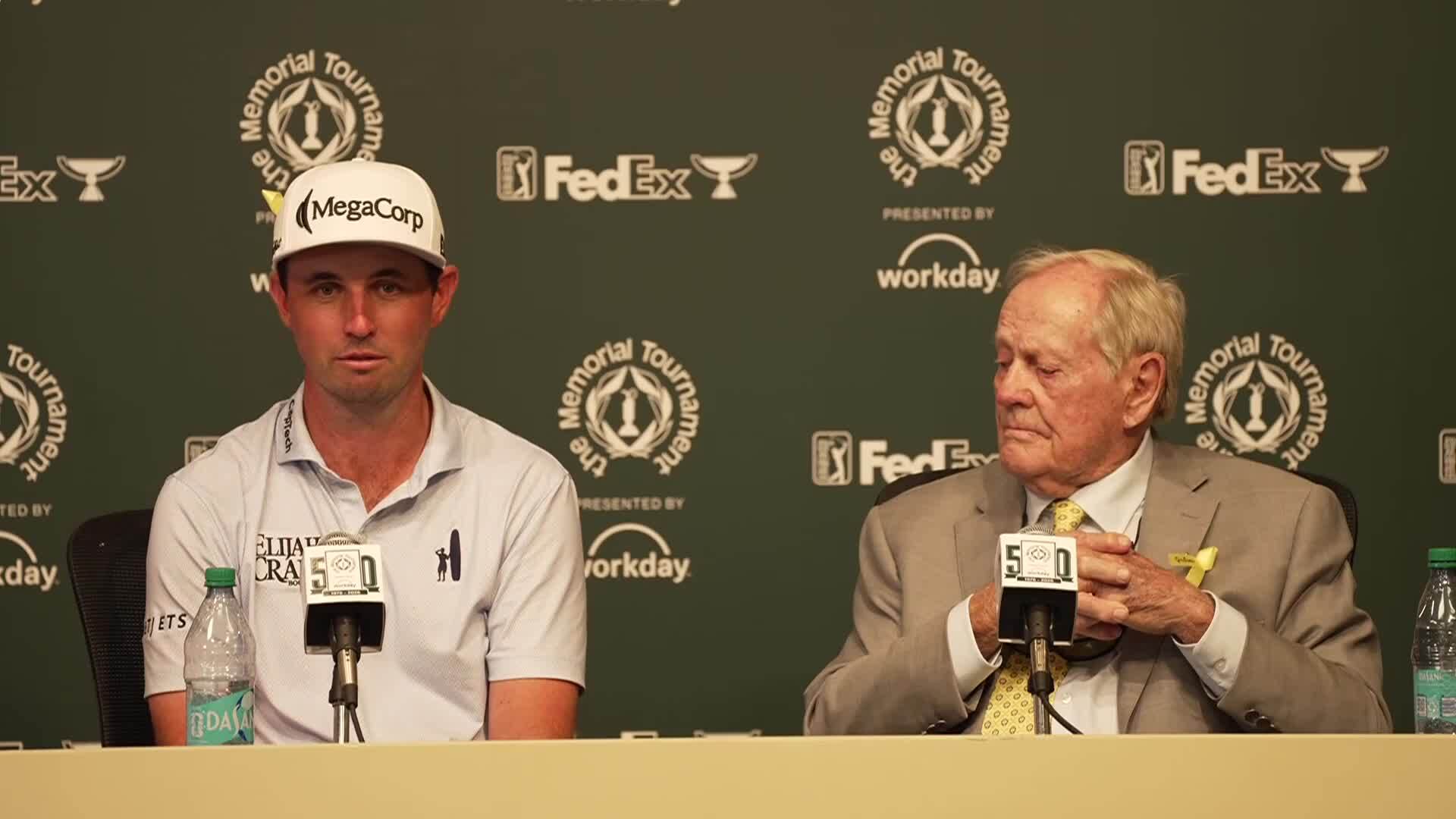 J.T. Poston news conference after winning the Memorial