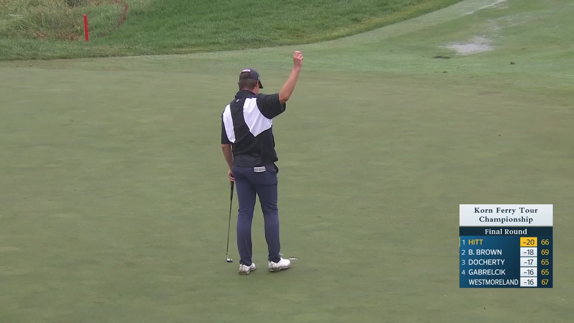 Austin Hitt sinks 2-foot putt to win Korn Ferry Tour Championship, earns 2027 PGA Tour card
