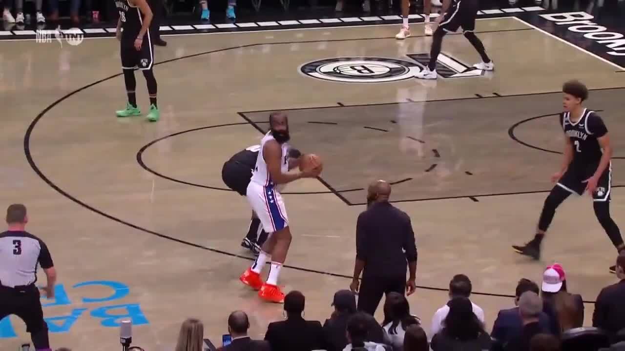 Harden, Claxton Ejected! 76ers vs Nets! 2023 NBA Playoffs Brightcove
