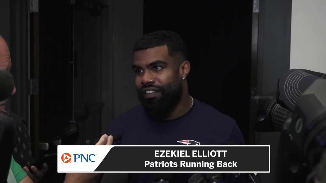 Ezekiel Elliott Shares Update On Patriots Transition Before Debut