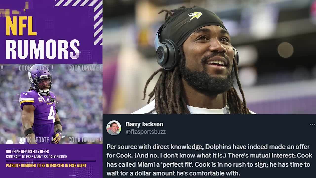 Dalvin Cook calls Miami Dolphins 'perfect fit'