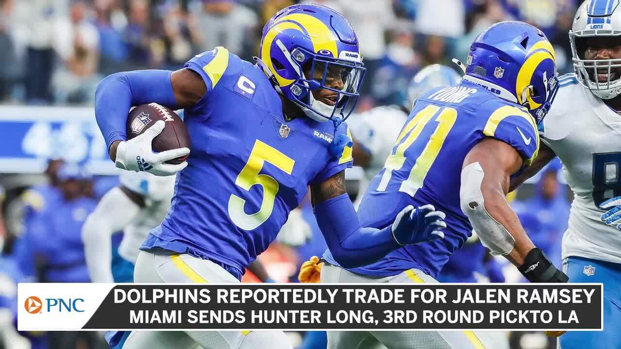 Dolphins, Rams agree to Jalen Ramsey trade